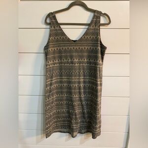 L.L. Bean Tribal Print Athleisure Dress 
Size Medium